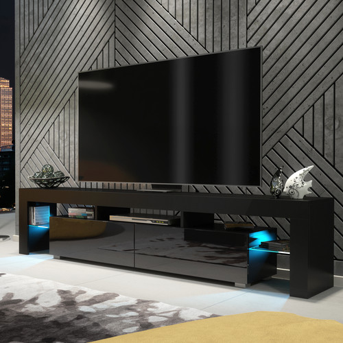 Unit stand cabinet - tv, black